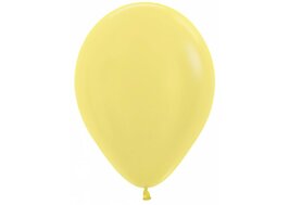 Sempertex Satin Pearl Geel Latex Ballonnen 30cm 50st Pearl Yellow 