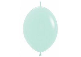 Sempertex Pastel Groen Link-O-Loon Latex Ballonnen 30cm 50st Pastel Matte Green