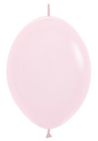 Sempertex Pastel Roze Link-O-Loon Latex Ballonnen 30cm 50st Pastel Matte Pink