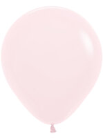 Sempertex Pastel Roze Latex Ballonnen 45cm 25st Pastel Matte Pink