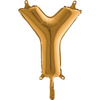 Grabo Goud Letter 'Y' Folie Ballon 35cm