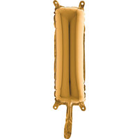 Grabo Goud Letter 'I' Folie Ballon 35cm