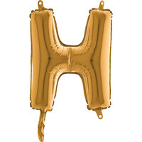Grabo Goud Letter 'H' Folie Ballon 35cm
