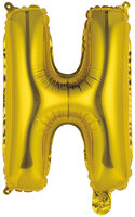 Goud Letter 'H' Folie Ballon 40cm