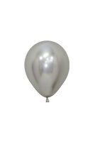 Sempertex Reflex Zilver Latex Ballonnen 12cm 50st Reflex Silver