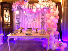 Organic Precious Pink Driekwart Ballonnenboog 