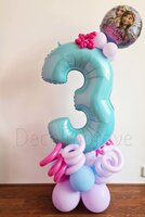 Frozen Pastelkleuren '3 jaar' Collage Ballondecoratie