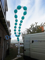Rozenkrans Ketting met Kruis Ballondecoratie