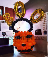 Pompoen 'Trick-Or-Treat' Mand Ballondecoratie