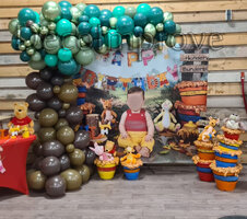 Ballonnenboog Driekwart Boom Organic Ballondecoratie