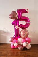 Pink Passion '15' Medium Collage Ballondecoratie