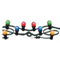 LED Prikkabel 10M met 4  kleuren LED lampen Rood Groen Blauw Geel Verhuur