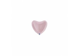 Grabo Pastel Roze Hart Folie Ballon 10cm