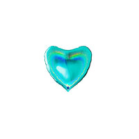 Grabo Glitter Tiffany Hart Folie Ballon 10cm