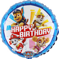 Anagram Paw Patrol 'Happy Birthday' Folie Ballon 45cm