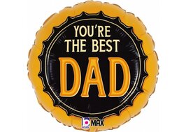 Grabo 'You're the Best Dad' Folie Ballon 45cm