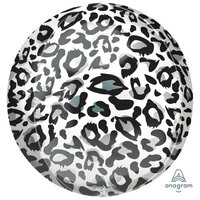Anagram Dierenprint Sneeuwluipaardprint Orbz Folie Ballon 40cm