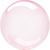 Anagram Donker Roze Clearz Kristal Helder Orbz Ballon 45cm