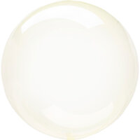 Anagram Geel Clearz Kristal Helder Orbz Ballon 45cm