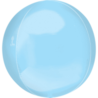 Anagram Pastel Blue Orbz Folie Ballon 40cm Pastel Blue