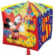 Anagram Mickey Mouse Cubez '5 jaar' Folie Ballon 38cm