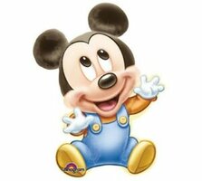 Anagram Baby Mickey SuperVorm Folie Ballon 81cm