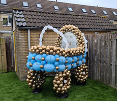Kinderwagen Baby Jongen Ballondecoratie