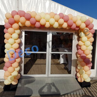 Ballonnenboog Vierkant Standaard Dubbeldeurs Clusters van 4