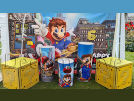 Mario Zuilen set van 3 Rond en Bijzettafels set van 2 Vierkant Gepersonaliseerd Verhuur