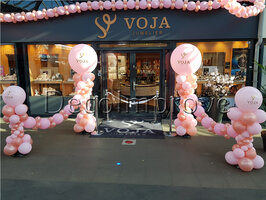 Roze en RoseGold Entreedecoratie met Persoonlijke Opdruk