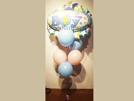 It's A Boy Tros Helium Ballonnen Boeket