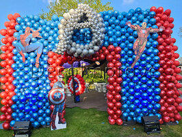 Ballonnenwand Avengers Poort Chroom