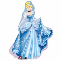 Anagram Prinses Assepoester SuperVorm Folie Ballon 84cm