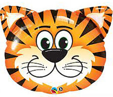 Qualatex Vrolijke Tijger SuperVorm Folie Ballon 76cm