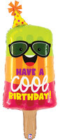 "Have a Cool Birthday" SuperVorm Folie Ballon 115cm