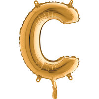 Grabo Goud Letter 'C' Folie Ballon 35cm