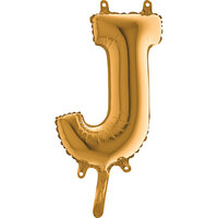 Grabo Goud Letter 'J' Folie Ballon 35cm