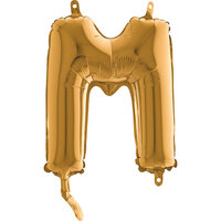 Grabo Goud Letter 'M' Folie Ballon 35cm
