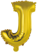 Riethmuller Goud Letter 'J' Folie Ballon 35cm