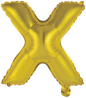 Riethmuller Goud Letter 'X' Folie Ballon 35cm