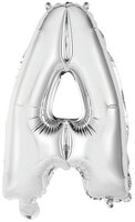 Riethmuller Zilver Letter 'A' Folie Ballon 35cm