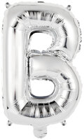Riethmuller Zilver Letter 'B' Folie Ballon 35cm