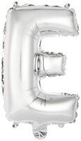 Riethmuller Zilver Letter 'E' Folie Ballon 35cm