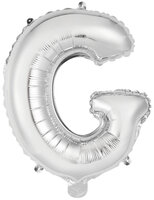 Riethmuller Zilver Letter 'G' Folie Ballon 35cm