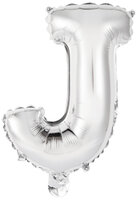 Riethmuller Zilver Letter 'J' Folie Ballon 35cm