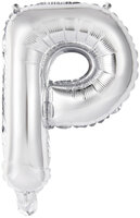 Riethmuller Zilver Letter 'P' Folie Ballon 35cm