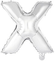 Riethmuller Zilver Letter 'X' Folie Ballon 35cm