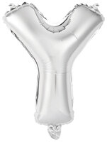 Riethmuller Zilver Letter 'Y' Folie Ballon 35cm