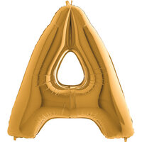 Grabo Goud Letter 'A' Folie Ballon 66cm