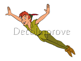 Peter Pan Foamboard Cutout 120x100 Verhuur